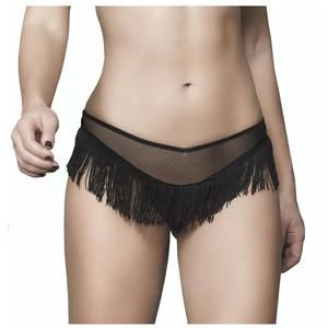 NEW ESCORA sophie playful open panty in black